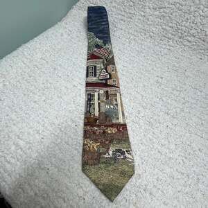 Americana 1920 Country Store Tie Tango by Max Raab 250th Birthday Nostalgia Tie